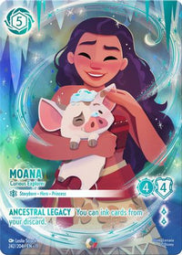 Moana - Curious Explorer (Iconic) (242/204) - Winterspell Holofoil