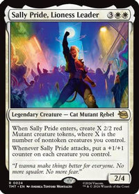 Sally Pride, Lioness Leader (TMT-024) - Teenage Mutant Ninja Turtles Foil