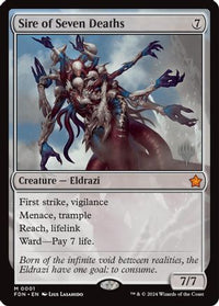 Sire of Seven Deaths (PPECL-001) - Promo Pack: Lorwyn Eclipsed Foil