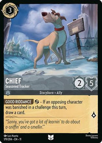 Chief - Seasoned Tracker (179/204) - Winterspell Cold Foil