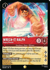 Wreck-It Ralph - Raging Wrecker (103/204) - Winterspell Cold Foil
