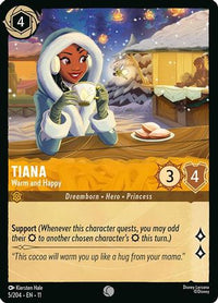 Tiana - Warm and Happy (5/204) - Winterspell Cold Foil