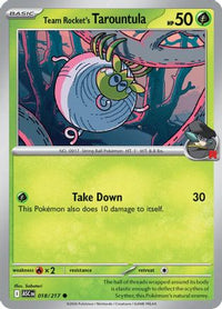 Team Rocket's Tarountula (18) - ME Ascended Heroes
