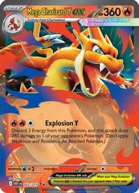 Mega Charizard Y ex (22/217)  - ME Ascended Heroes Holofoil