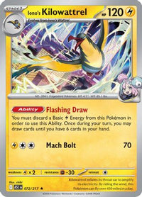 Iono's Kilowattrel (72) - ME Ascended Heroes Holofoil
