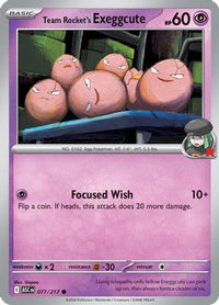Team Rocket's Exeggcute (77) - ME Ascended Heroes Reverse Holofoil