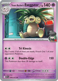 Team Rocket's Exeggutor (78) - ME Ascended Heroes Reverse Holofoil