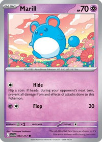 Marill (83/217)  - ME Ascended Heroes