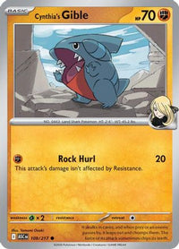 Cynthia's Gible (109/null) - ME Ascended Heroes Reverse Holofoil