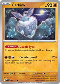 Carbink (117/217)  - ME Ascended Heroes Reverse Holofoil