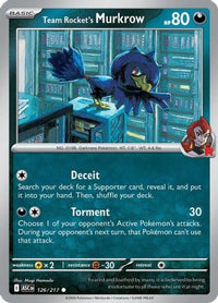 Team Rocket's Murkrow (126) - ME Ascended Heroes