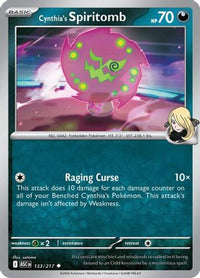 Cynthia's Spiritomb (133/217)  - ME Ascended Heroes