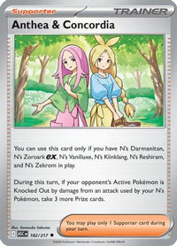 Anthea & Concordia (182/217)  - ME Ascended Heroes