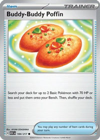Buddy-Buddy Poffin (184) - ME Ascended Heroes Reverse Holofoil