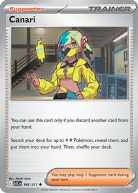 Canari (185/217)  - ME Ascended Heroes Reverse Holofoil
