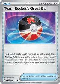 Team Rocket's Great Ball (205) - ME Ascended Heroes