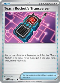 Team Rocket's Transceiver (209/217) - ME Ascended Heroes