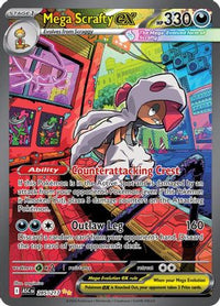 Mega Scrafty ex (285/217)  - ME Ascended Heroes Holofoil