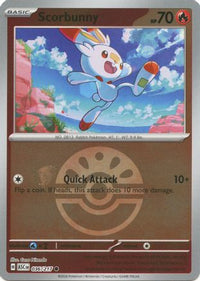 Scorbunny (Friend Ball) (36/217) - ME Ascended Heroes Reverse Holofoil
