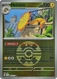 Heliolisk (Quick Ball) (64/217) - ME Ascended Heroes Reverse Holofoil