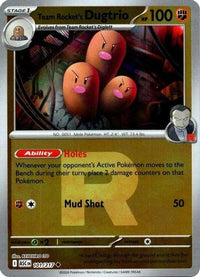 Team Rocket's Dugtrio (Team Rocket) (101/217)  - ME Ascended Heroes Reverse Holofoil