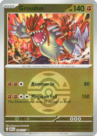Groudon (Dusk Ball) (108) - ME Ascended Heroes Reverse Holofoil