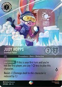 Judy Hopps - Snowball Patrol (Epic) (221/204) - Winterspell Holofoil