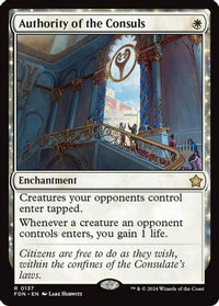 Authority of the Consuls (PPECL-137) - Promo Pack: Lorwyn Eclipsed Foil
