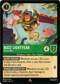 Buzz Lightyear - On the Way (85/204) - Wilds Unknown Cold Foil