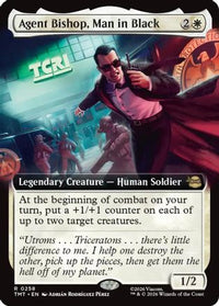 Agent Bishop, Man in Black (Extended Art) (TMT-258) - Teenage Mutant Ninja Turtles Foil