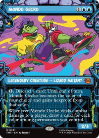 Mondo Gecko (Showcase) (TMT-231) - Teenage Mutant Ninja Turtles Foil