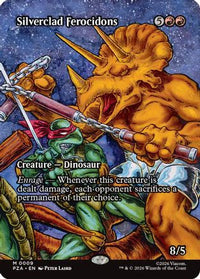 Silverclad Ferocidons (Borderless) (PZA-009) - Teenage Mutant Ninja Turtles Eternal-Legal
