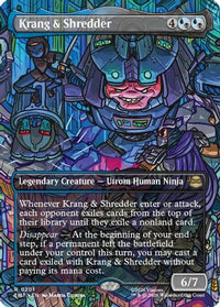 Krang & Shredder (Borderless) (TMT-201) - Teenage Mutant Ninja Turtles Foil