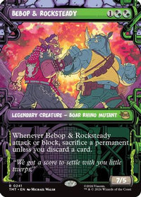 Bebop & Rocksteady (Showcase) (TMT-241) - Teenage Mutant Ninja Turtles Foil