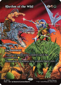 Rhythm of the Wild (Borderless) (PZA-012) - Teenage Mutant Ninja Turtles Eternal-Legal Foil