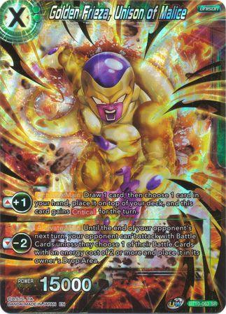 Golden Frieza, Unison of Malice (BT10-063) [Rise of the Unison Warrior] - POKÉ JEUX