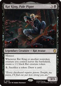 Rat King, Pale Piper (TMC-019) - Commander: Teenage Mutant Ninja Turtles Foil