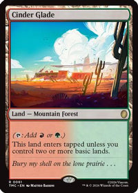 Cinder Glade (TMC-061) - Commander: Teenage Mutant Ninja Turtles Foil