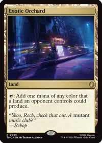 Exotic Orchard (TMC-066) - Commander: Teenage Mutant Ninja Turtles