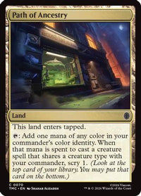 Path of Ancestry (TMC-070) - Commander: Teenage Mutant Ninja Turtles Foil