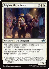Mighty Mutanimals (TMT-021) - Teenage Mutant Ninja Turtles Foil