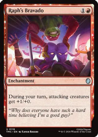 Raph's Bravado (TMC-119) - Commander: Teenage Mutant Ninja Turtles