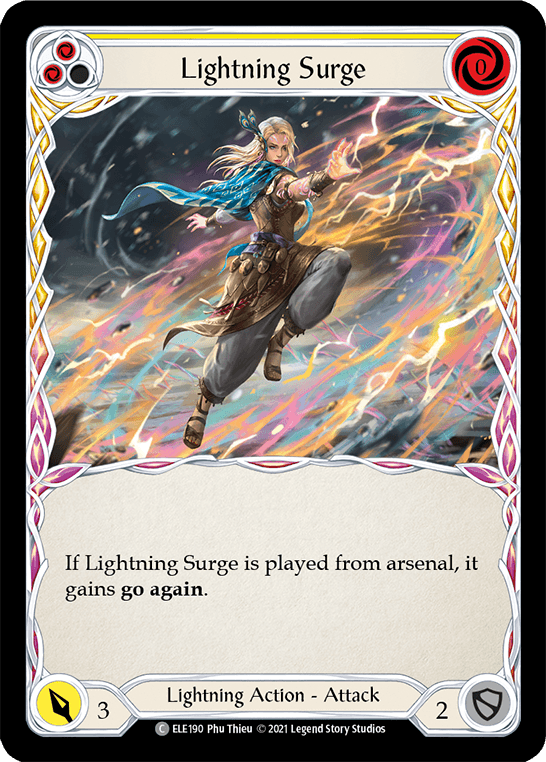 Lightning Surge (Yellow) [ELE190] (Tales of Aria) 1st Edition Normal - POKÉ JEUX
