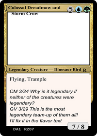 Colossal Dreadmaw and Storm Crow [Unknown Event]