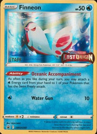 Finneon (Prerelease Staff) (SWSH240) - SWSH Sword & Shield Promo Cards Holofoil