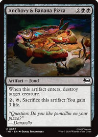 Anchovy & Banana Pizza (TMT-057) - Teenage Mutant Ninja Turtles Foil