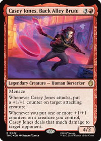 Casey Jones, Back Alley Brute (Surge Foil) (TMC-022) - Commander: Teenage Mutant Ninja Turtles Foil