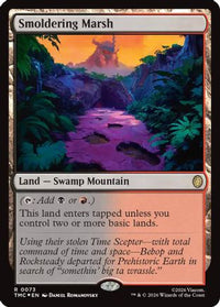Smoldering Marsh (Surge Foil) (TMC-073) - Commander: Teenage Mutant Ninja Turtles Foil