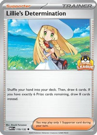 Lillie's Determination (Ultra Ball League) (119) - League & Championship Cards Holofoil