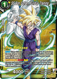 SS Son Gohan, Furious Training (BT17-095) [Ultimate Squad Prerelease Promos] - POKÉ JEUX